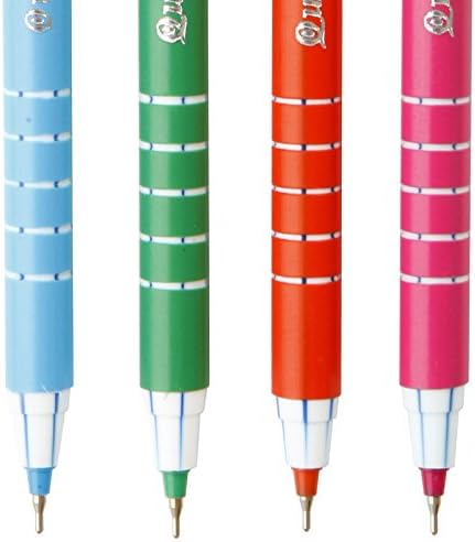 OriginalFromThailand QuanTum Ballpoint pen 0.5mm Skate 111, Blue ink Pack 4 pcs.