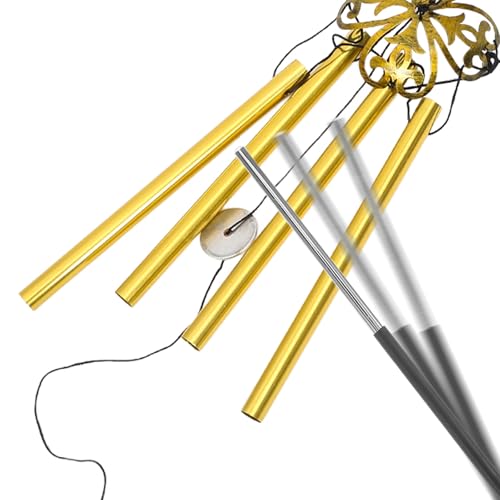 ABOOFAN 3pcs Triangle Alloy Strikers Set with Mallets for Wind Chimes Percussion Instrument Accessories, Different Sizes for Varied Sounds, Triangle Alloy Rods for Musical Performance - Thumbnail 5