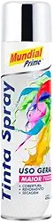 Tinta Aerossol Spray Cromado Uso Geral 400ml/240g Mundial Prime