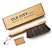 Dustpan Brush-Bench Brushes are Used as a Counter, Hand, Woodworking, Gardening, Furniture, Drafting, Fireplace Cleaning -Large 13 Inches Shop Brush-USA-Horsehair - Beech Wood, Leather Tie
