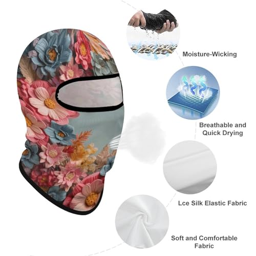 Balaclava para hombre y mujer, máscara integral para esquí, ciclismo y motociclismo miniatura 3