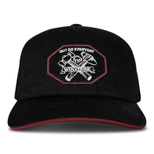 Image of Wolverine Trucker Hat | Mesh Back | Snapback | Adjustable | Rugged | Durable | Workwear