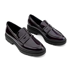 Shiny Patent Leather-maroon