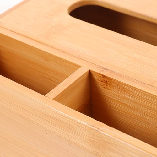 Rangement bois robuste Zerodeko à compartiments kaki pour accessoires de bureau - 5