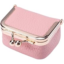Travel Jewelry Case, Jewelry Boxes for Women, Portable PU Leather Small Jewelry Organizer, Small Jewelry Box for Stud Earrings, Rings, Necklaces, Bracelets pink