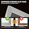 VEVOR Screen Printing Kit, 2 Pieces Aluminum Silk Screen Printing Frames 8x10/10x14in 110 Count Mesh, 2 Tapes and Screen Printing Squeegees and Transparency Films for T-Shirts DIY Printing
