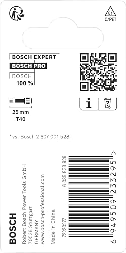 Bosch 2x PRO Torx Impact Bit (95 x 50 mm, Professional Zubehör Schraubendreher, Schraubendreher)