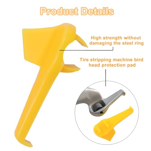 CGEAMDY 6 Stücke Reifen-Demontagekopf, Reifenmontiermaschine Kunststoffeinsatz, Reifenmontiermaschine Demount Head Duck Insert Felgenschutz, Reifenmaschinenhalterung Entenköpfe Einsätze Felgenschutz