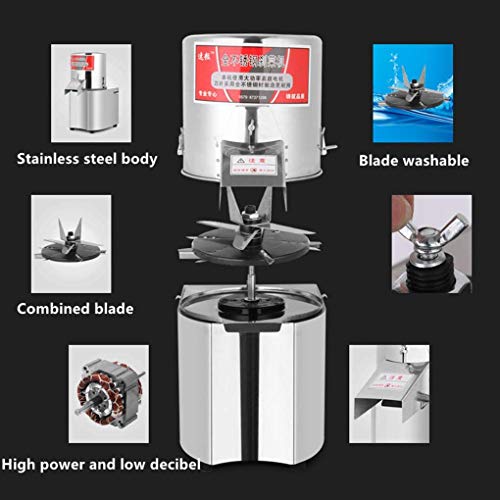 120 kg/h kommerzielle Küchenmaschine, 220 V 600 W Hochleistungs-elektrischer Gemüsewolf, Edelstahl, verstellbare Dicke, Lebensmittelschneider – 220 V 5 120 kg/h kommerzielle Küchenmaschine, 220 V 600 W Hochleistungs-elektrischer Gemüsewolf, Edelstahl, verstellbare Dicke, Lebensmittelschneider – 220 V