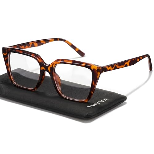 Image of miyya Blue Light Glasses for Women - Oversized UV & Blue Light Blocker Chunky Frames, Stylish Eyewear Access