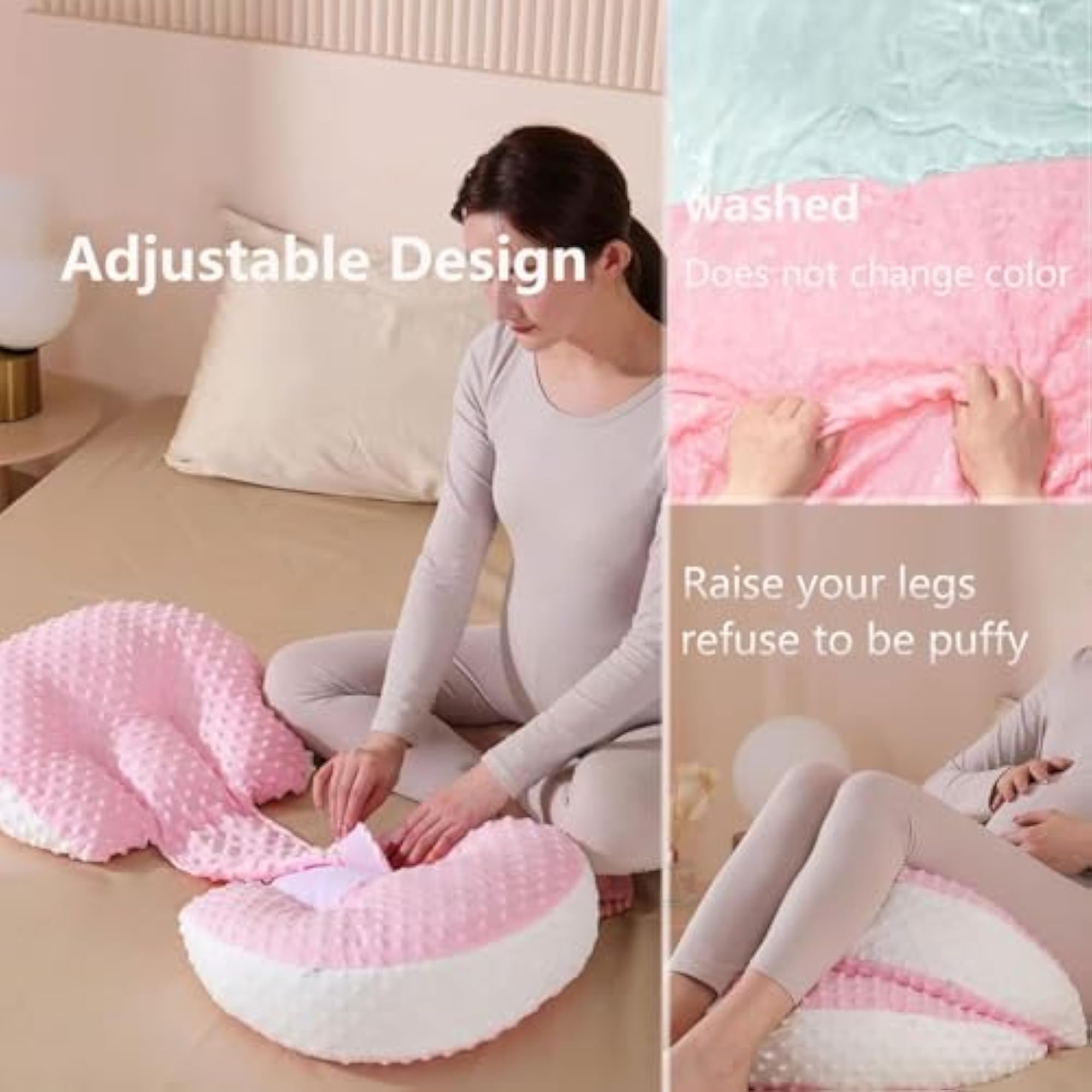 Pregnancy Body Pillow for Women, U Shape, Memory Foam