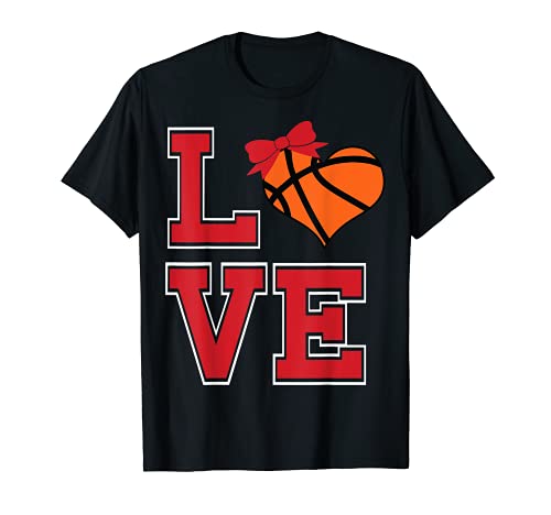 Love Basketball Team Fan Regalo Maglietta
