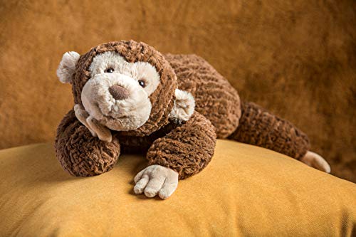 Mary Meyer Stuffed Animal Cozy Toes Soft Toy, 17-Inches, Monkey