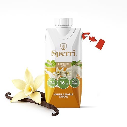 Sperri - Sperri Complete & Balanced Plant-based Meal Replacement Shake - Organic Vegan Protein Drink Made with Hemp & Pea Protein – Gluten-Free Dairy-Free Ready to Drink Nutrition Shake - Vanilla 330 mL (12 Pack)