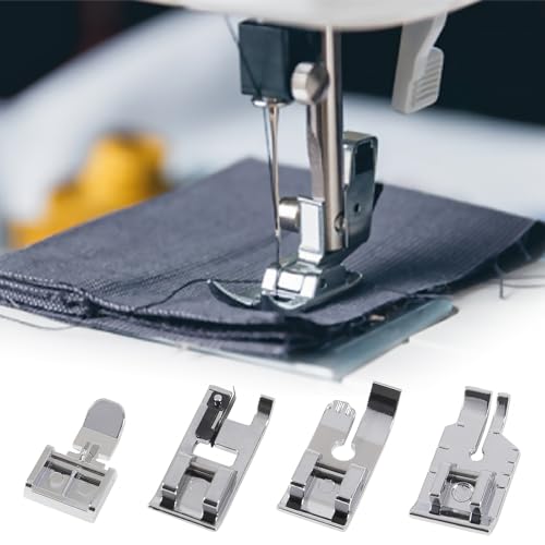 Kit de 12 Piezas Pies Prensatelas para Máquinas de Coser miniatura 6