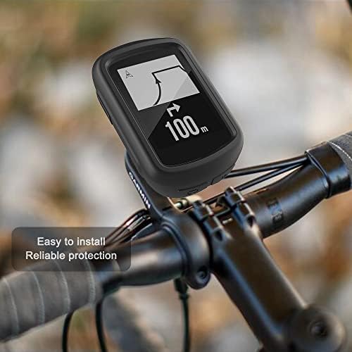 TUSITA Case for Garmin Edge 130 Plus GPS - Silicone Protective Cover Skin - GPS Bike Computer Accessories