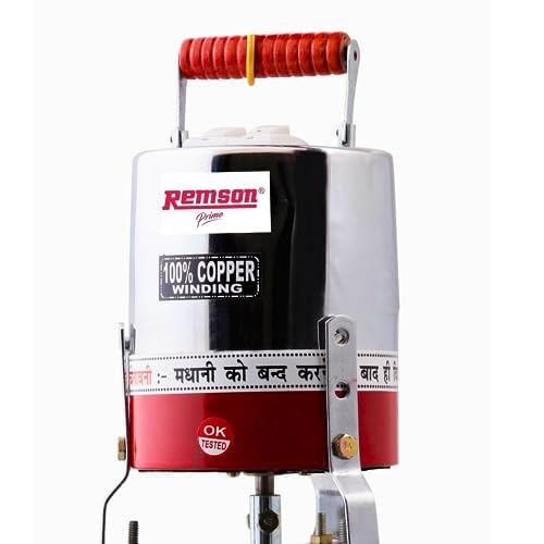 Image of Madhani Machine Electric | Madani 125 Watt | Electric Blender for Churning | Double Ball-Bearing For Butter Milk, Lassi, Cream, Curd Valona Blender (Madhani 125)
