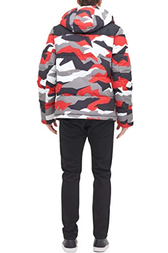 Image of DKNY Men's Mixed Media Quilted Puffer Jacket