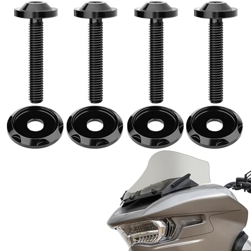 MoKitDora Road Glide Windshield Hardware Aluminum Wind