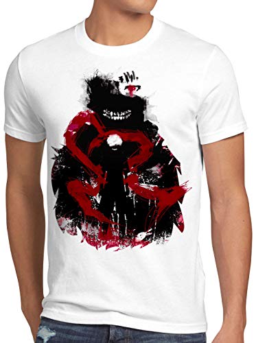 CottonCloud Ghoul Nightmare T-Shirt Homme Tokyo Anime Manga, Taille:XL
