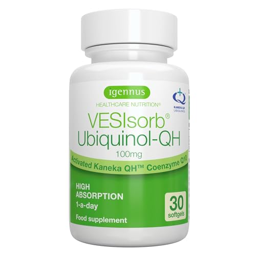 VESIsorb Ubiquinol-QH Avancé Coenzyme Q10, 30 portions