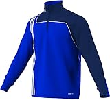 Kontrastierende Paspelierung. adidas Herren längärmliges Shirt Sereno 11 Training Top, Cobalt/New Navy, 9, V38006