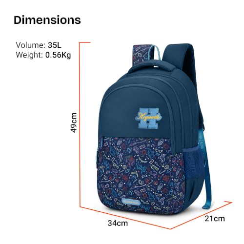 Image of Nasher Miles x Harry Potter Backpack | Polyester Laptop Backpack 35L | Ideal for School, College, Office & Travel | Men, Women, Boys, Girls