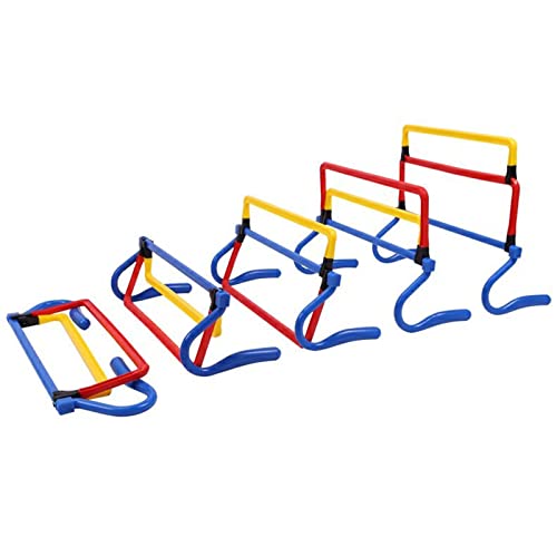 Parcours d'obstacles pliable en plastique pour agilité et vitesse des enfants