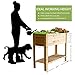 Raised Garden Bed Wood Planter Box Outdoor Wooden Elevated Planters Raised Beds with Legs for Vegetable Flower Herb, 39.37