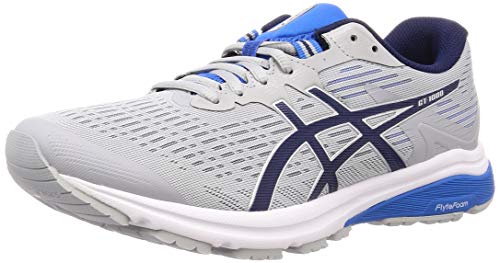 Image of ASICS GT-1000 8 Mens Running Trainers 1011A540 Sneakers Shoes (UK 6 US 7 EU 40, mid Grey Peacoat 020)