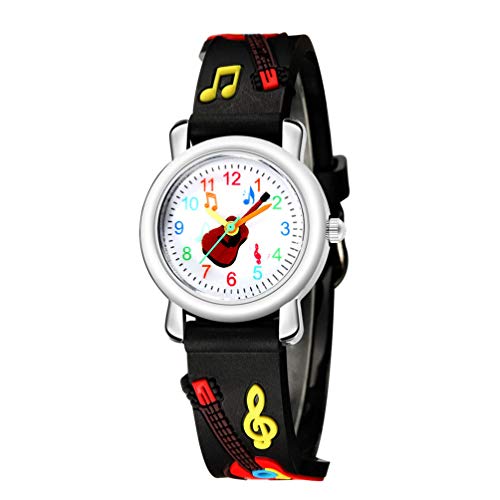 NICERIO Niños Relojes Niños 3D Nota Musical Reloj de Pulsera Niño Reloj Analógico para Niños Pequeños Niños Niñas Cover