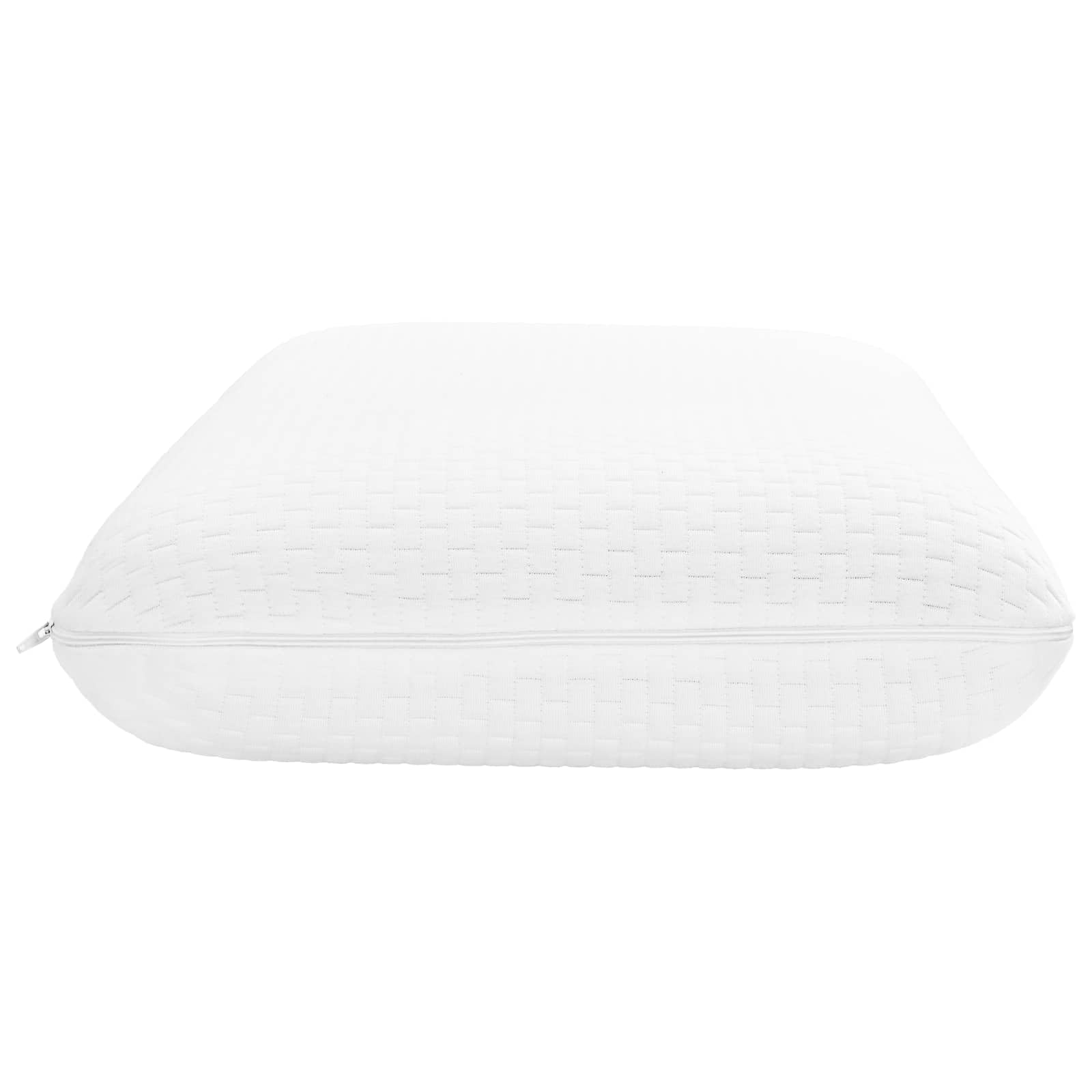 Poduszka do spania 74 x 39 x 13 cm pianka Visco biała z rdzeniem z pianki