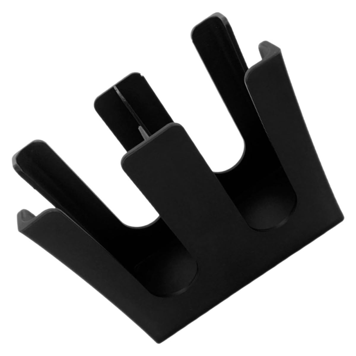 SHINEOFI Porte-gobelet en Acrylique Noir pour Bureau et Maison, Organisateur en Papier Grosse Capacité, Solide et Pratique pour Rangement de Gobelets