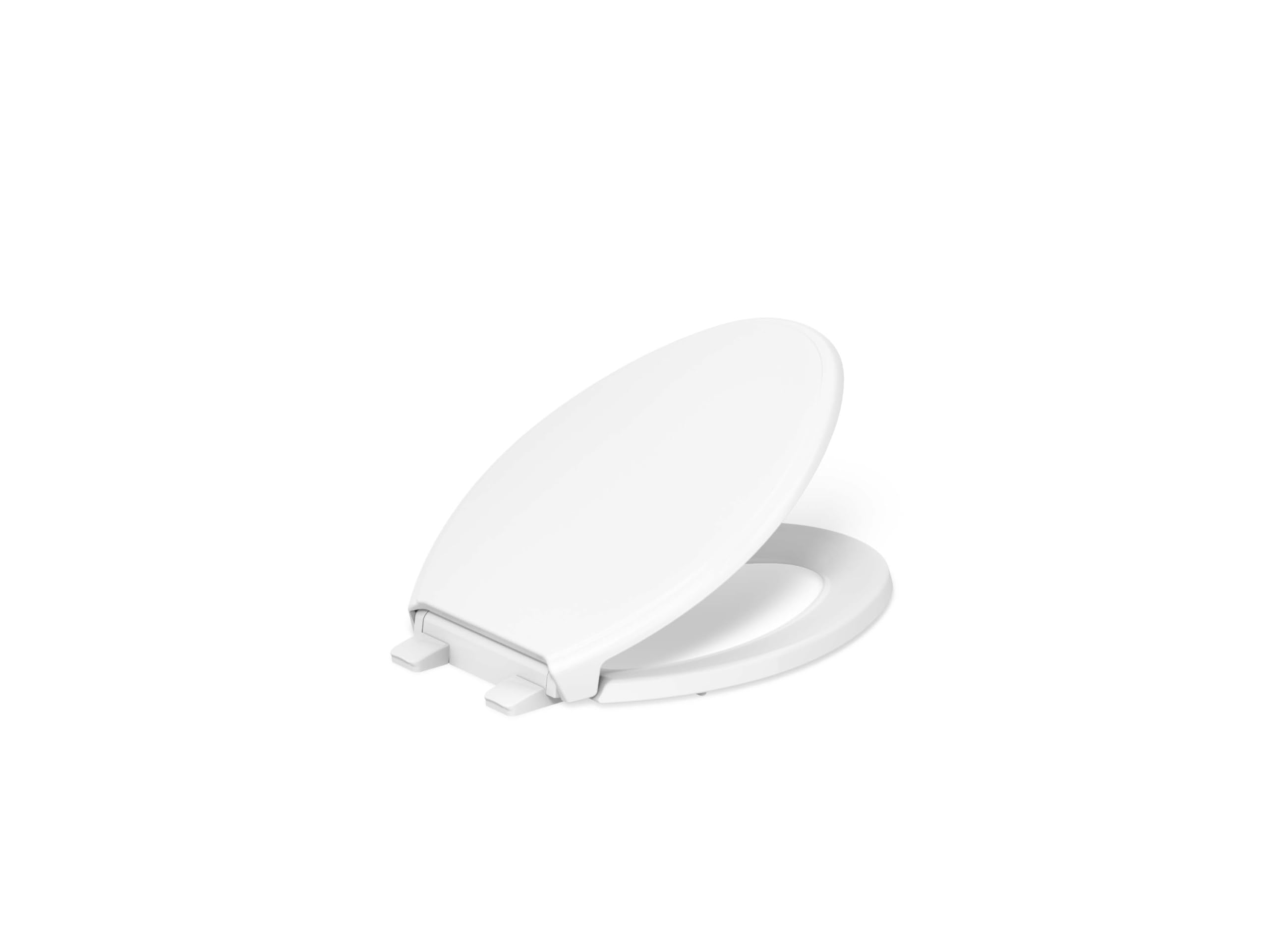 4733-RL-0 Glenbury ReadyLatch Quiet Close Elongated Toilet Seat, Soft Close Toilet Seats, White