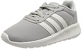 Reguläre Passform adidas Lite Racer 3.0 Running Shoe, Halo Silver/Cloud White/Core Black, 36 2/3 EU