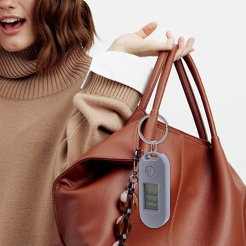 iplusmile Digitale Taschenuhr Schlüsselanhänger Mit Klarem Display Leichtes Design Für Krankenschwestern Rucksack Outdoor Geräuschlose Elektronische Uhr Hängende Uhr