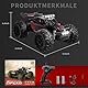Carox Ferngesteuertes Auto,2.4 GHz 28 km/h RC Auto,1:18 Off Road Monstertruck mit Scheinwerfer und Fahrgestellbeleuchtung Crawler Truck Spielzeug