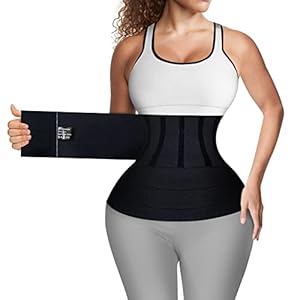 Upgrade Bandage Wrap Waist Trainer for Woman with Loop, Widen Adjust Waist Wraps for Stomach, Invisible Waist Bandage…