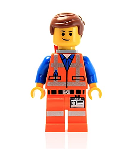 Lego The Movie Lego The Movie Loose Mini Figure Emmet With Piece Of Resistance, Yellow/Blue/Orange