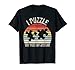 Vintage Retro I Puzzle Camino Pasado Mi Hora de Adorme Rompecabezas Camiseta