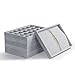 Oirlv Velvet Jewelry Tray 24 Grid liner Pendant Earrings Organizer Storage Trays Showcase Display Jewelry Holder