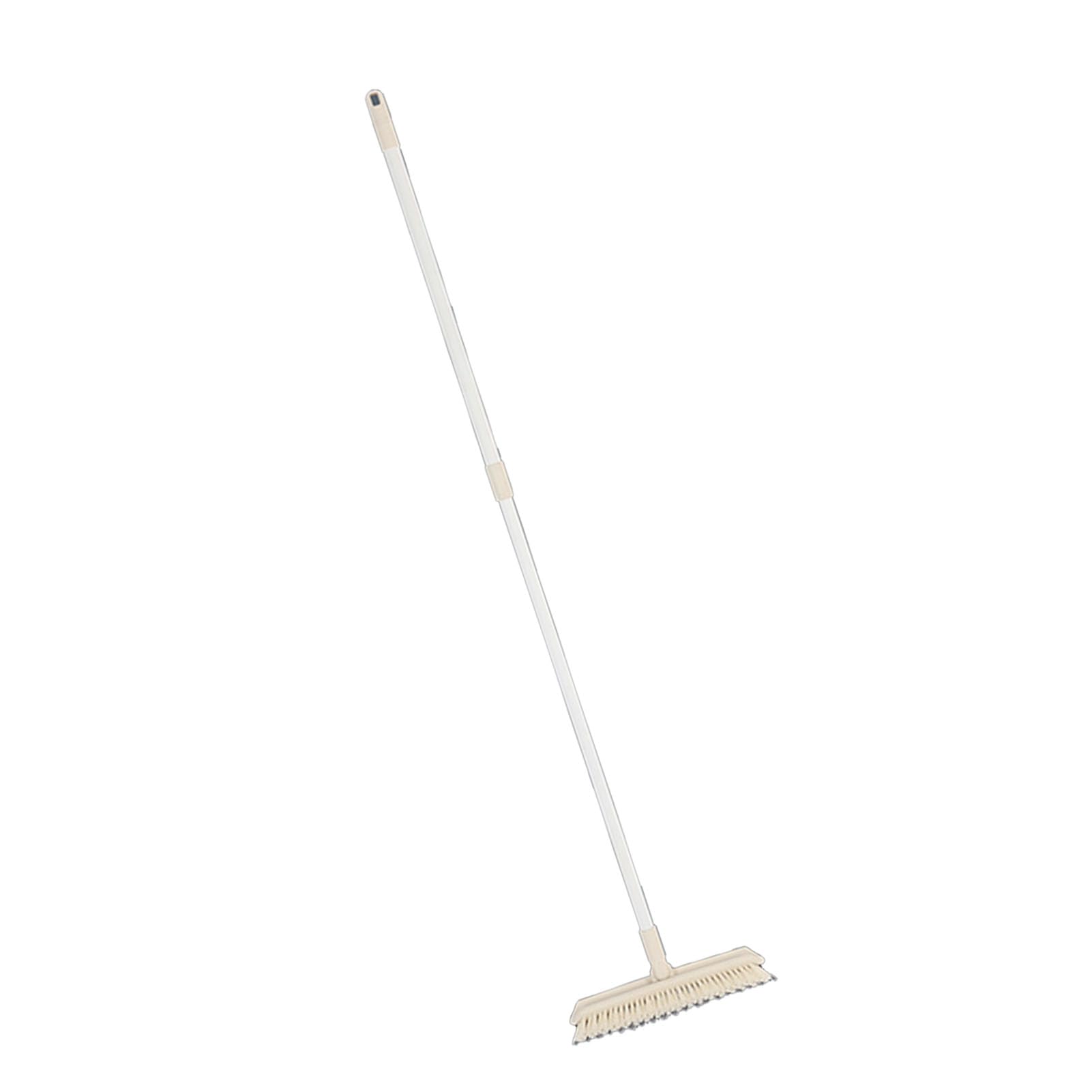 Haofy Spazzola per Pavimenti Estensibile con Setole Rigide e Durevoli Pulizia Accurata Nella Vasca da Bagno e Nella Doccia, 50 X 11 Pollici (crema)