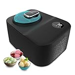 Cecotec Gelateria con Compressore da 1,2 L Gelacy 1200 Touch. 110 W, Macchina per Gelato, Schermo Tattile, Finestra di Controllo, Motore Estraibile, Gelato in 30 minuti.
