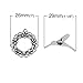JGFinds Flower and Hummingbird Bracelet Toggle Clasps - 10 Sets of Silver DIY Jewelry Making Supplies, Bracelet Clasp, Sweater Barrel Toggle Closure or Connector