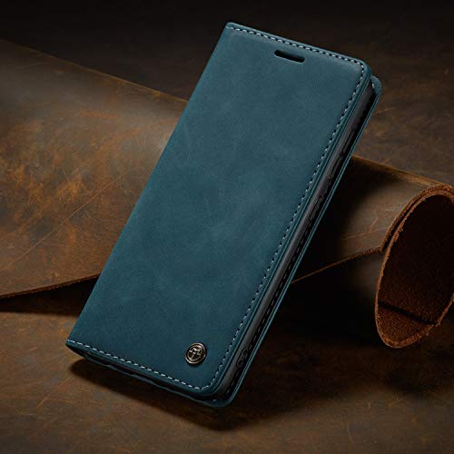Bpowe Galaxy S10 Lite Case (2020),Galaxy A91 Case,Leather Wallet Case Classic Design With Card Slot And Magnetic Closure Flip Fold Case For Samsung Galaxy S10 Lite 2020 /Galaxy A91 (Blue) #TOP7