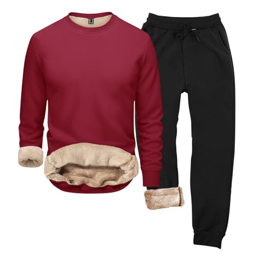 Sunnyuk Ropa Interior Hombre Conjunto,Ropa Termica Hombre Camiseta Térmica Hombre Frio Conjunto Ropa Interior Térmica Hombre Termico Pantalones