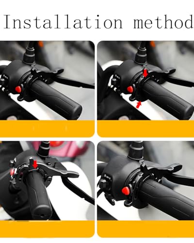 Image of 2 PCS Cruise Control for Bike, Universal Throttle Lock Assist for Motorcycles, Long Ride Comfort, Includes 2 Throttle Grips, Ideal for Highway Cruising and Adventure Riding