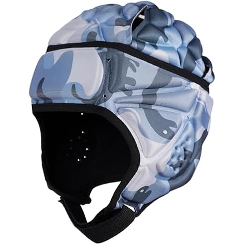 Football Helmet, Soft Rugby Headguards 7v7 Rugby Helmet Soft Padded Headgear Rugby Helmet Headguard Autism Special Needs Head Protection for Adults Kids Cover