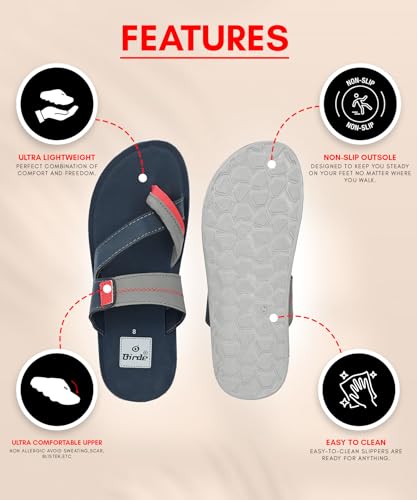 Image of Birde Men PU Slippers and Flip Flops For Men