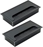 2PCS Metal Desk Cable Wire...